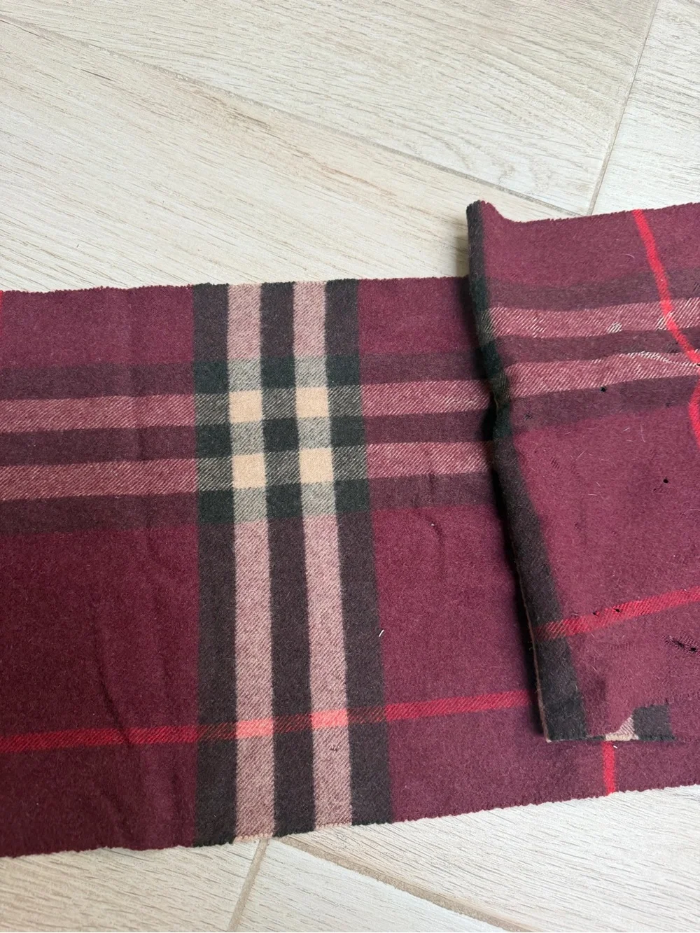 Burberry Check Cashmere Scarf